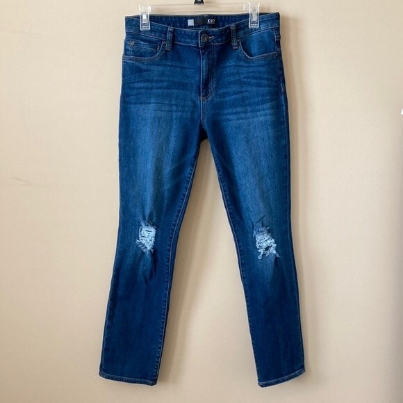 Kut From The Kloth Catherine Boyfriend Skinny Size 6 - Picture 2 of 13
